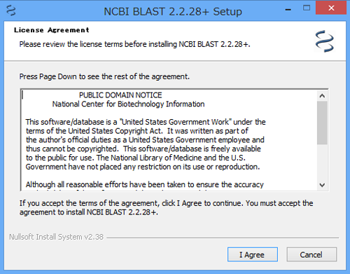 blast+をwindowsにインストールする方法
