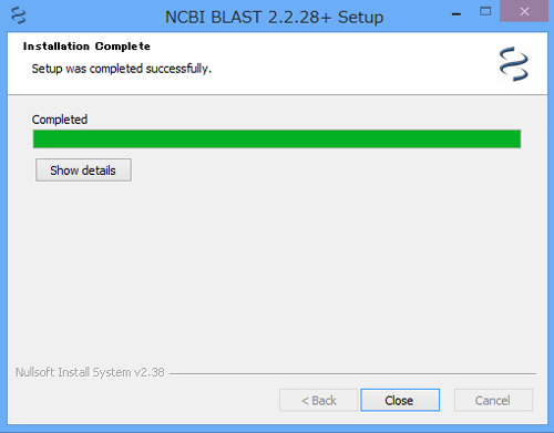 blast+をwindowsにインストールする方法